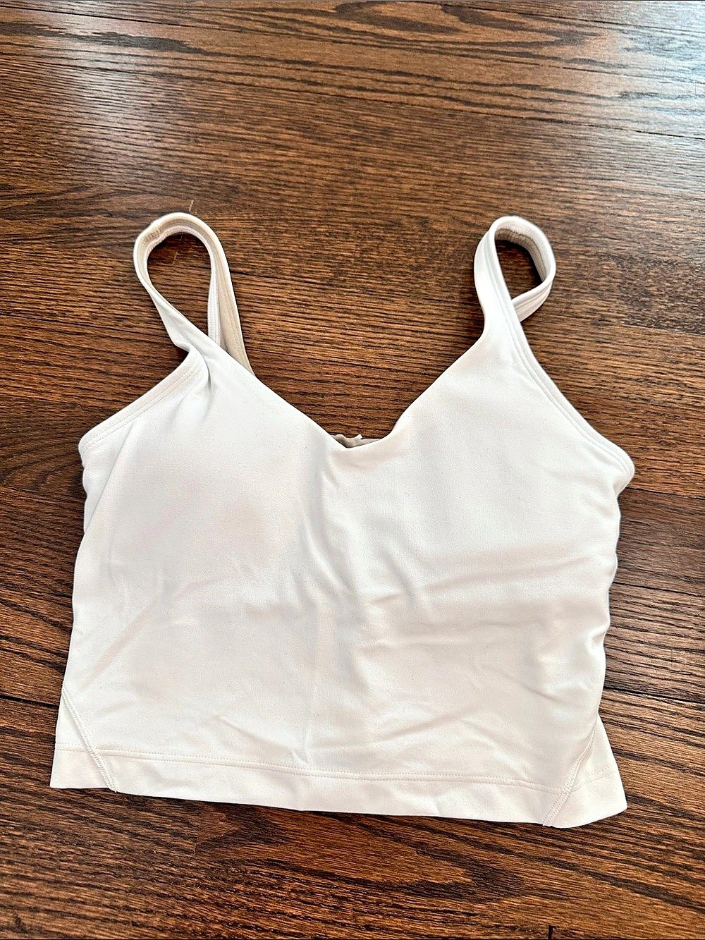 lululemon Align Tank White Crop Top